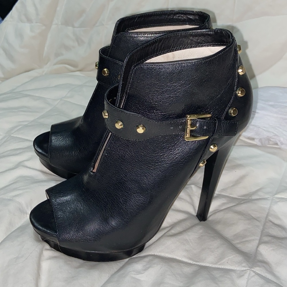 Super sexy Michael Kors Ailee Studded Peep-Toe Bootie - Picture 5 of 16
